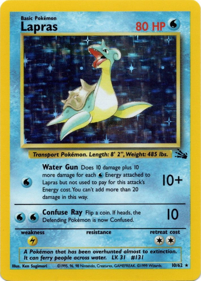 Lapras (10/62) [Fossil Unlimited] 