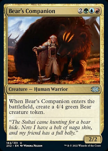 Bear's Companion [Double Masters 2022] 