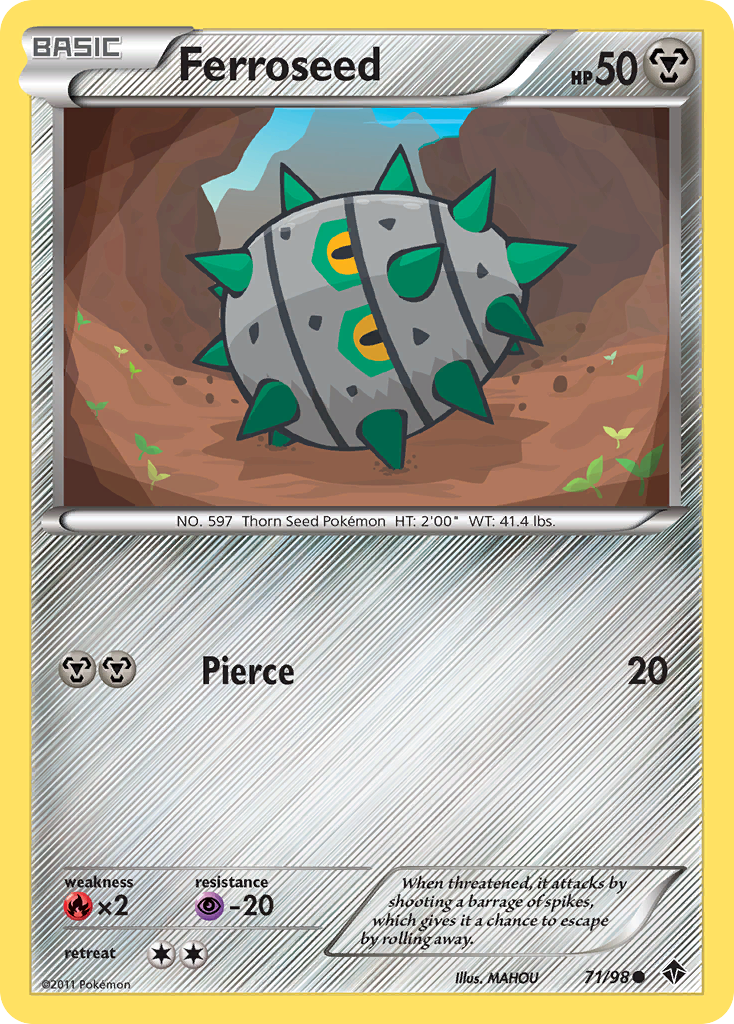 Ferroseed (71/98) [Black &amp; White: Emerging Powers] 
