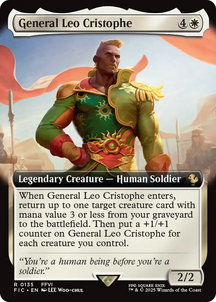General Leo Cristophe (Extended Art) [FINAL FANTASY Commander] 