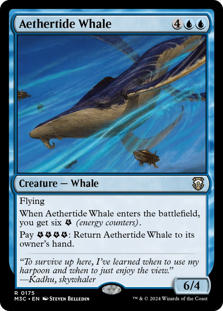 Aethertide Whale [Modern Horizons 3 Commander] 