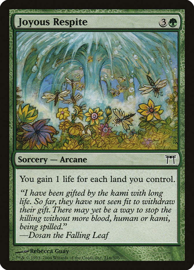 Joyous Respite [Champions of Kamigawa] 