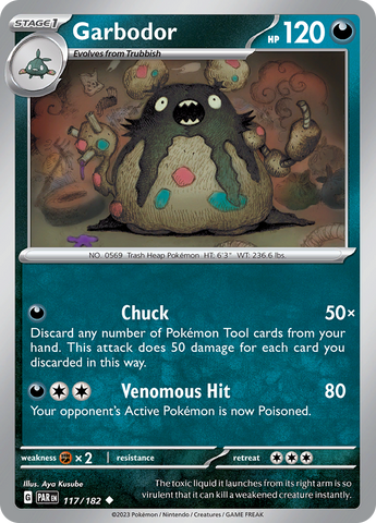 Garbodor (117/182) [Scarlet &amp; Violet: Paradox Rift] 