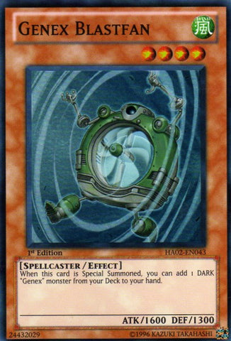Genex Blastfan [HA02-EN043] Super Rare 