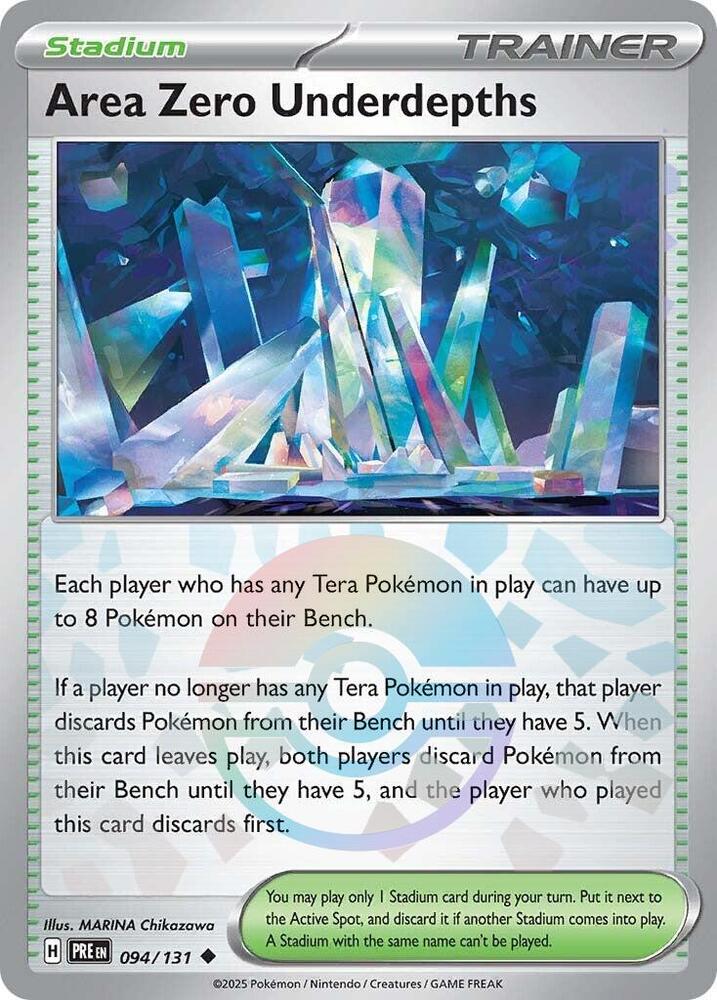 Area Zero Underdepths (094/131) (Poke Ball Pattern) [Scarlet &amp; Violet: Prismatic Evolutions] 