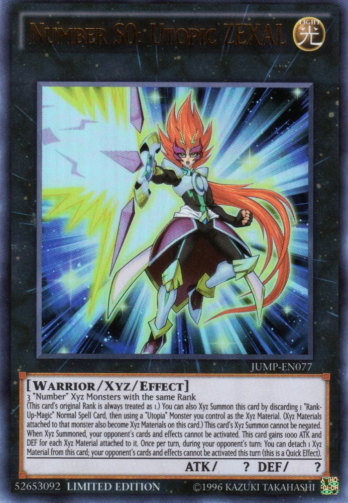 Number S0: Utopic ZEXAL [JUMP-EN077] Ultra Rare 