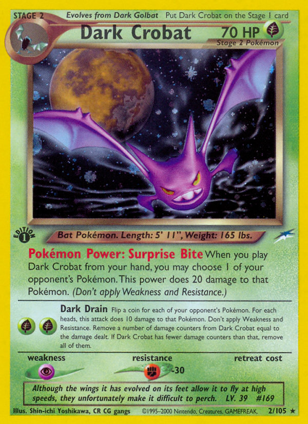 Dark Crobat (2/105) [Neo Destiny 1st Edition] 