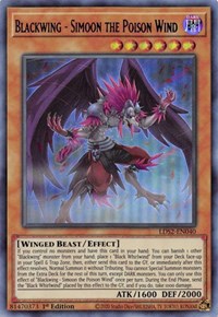 Blackwing - Simoon the Poison Wind (Purple) [LDS2-EN040] Ultra Rare 