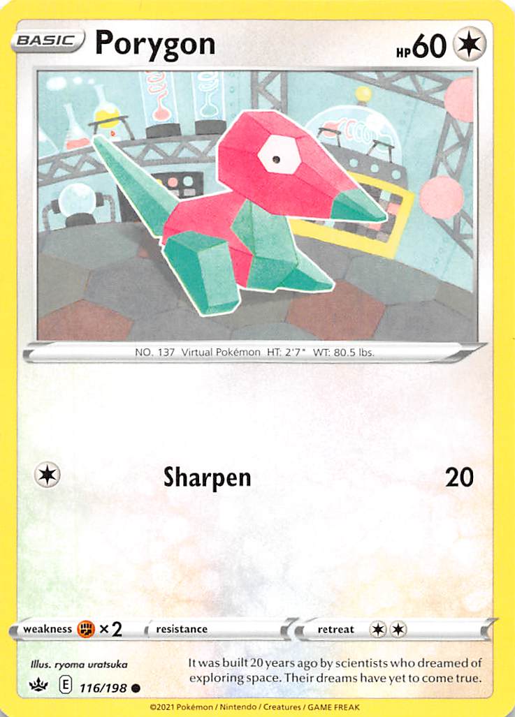 Porygon (116/198) [Sword &amp; Shield: Chilling Reign] 