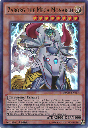 Zaborg the Mega Monarch [NECH-EN037] Ultra Rare 