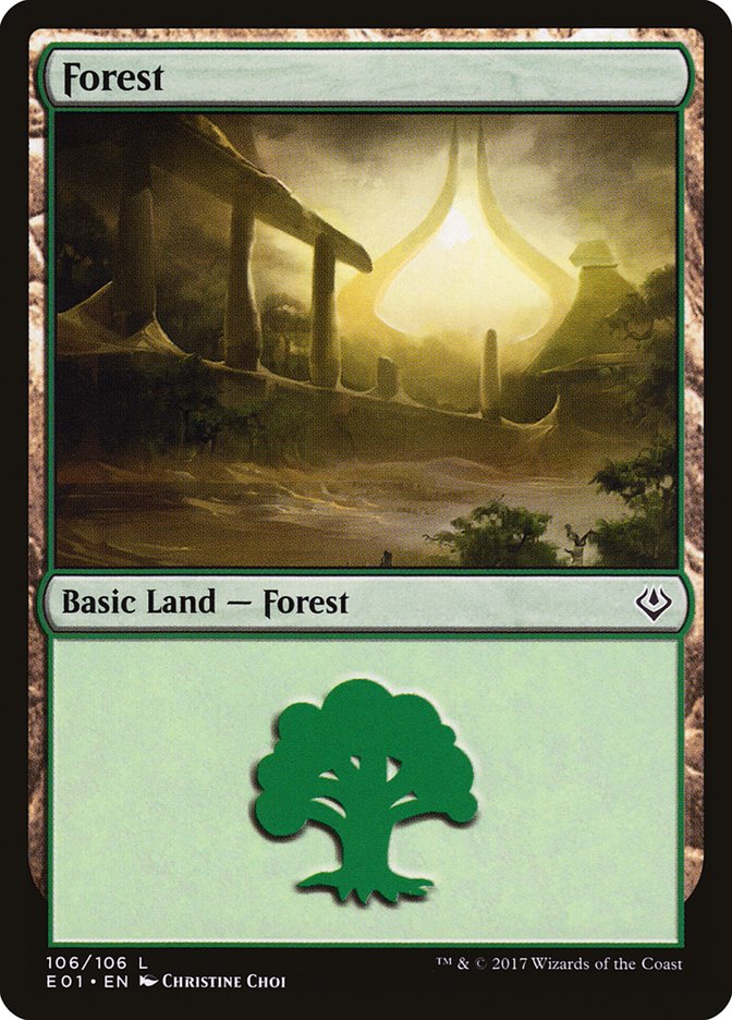 Forest (106) [Archenemy: Nicol Bolas] 