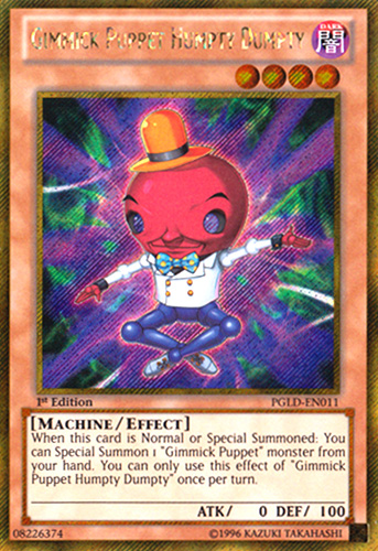 Gimmick Puppet Humpty Dumpty [PGLD-EN011] Gold Secret Rare 