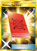 Peeking Red Card (169/156) [Sun &amp; Moon: Ultra Prism] 