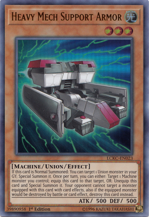 Heavy Mech Support Armor [LCKC-EN023] Ultra Rare 