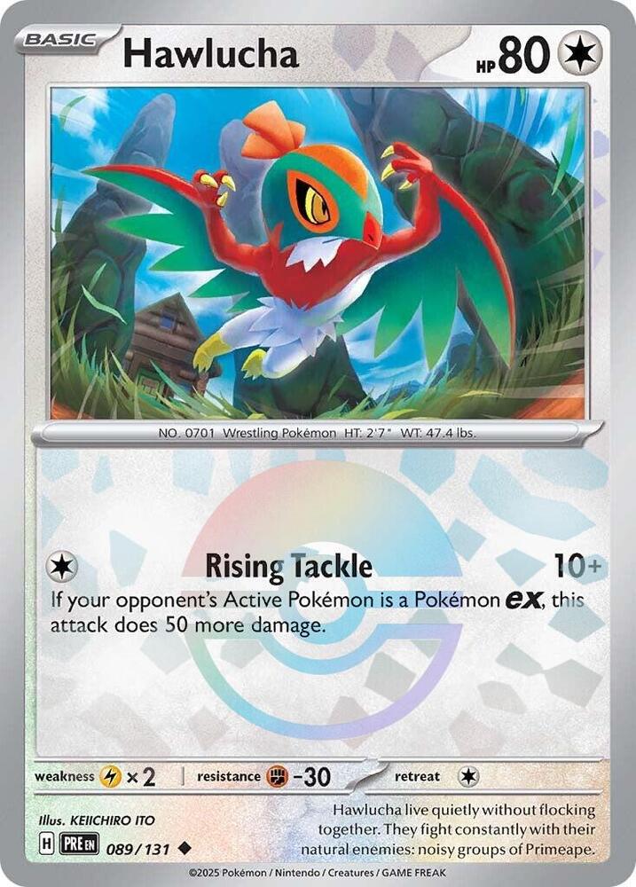 Hawlucha (089/131) (Poke Ball Pattern) [Scarlet &amp; Violet: Prismatic Evolutions] 