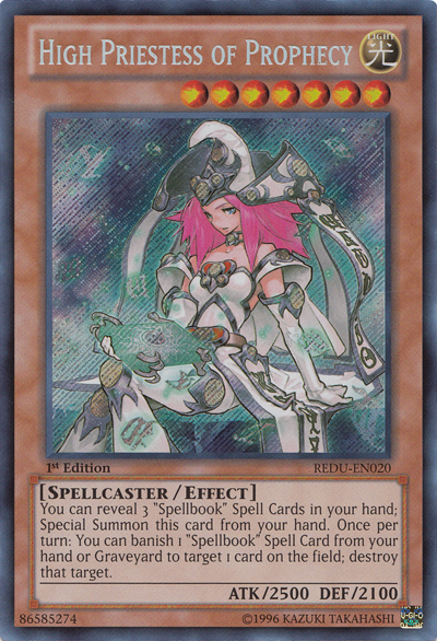 High Priestess of Prophecy [REDU-EN020] Secret Rare 