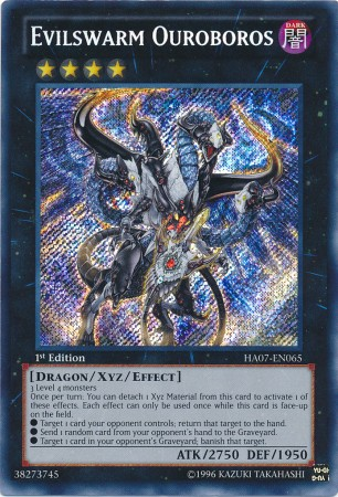 Evilswarm Ouroboros [HA07-EN065] Secret Rare 