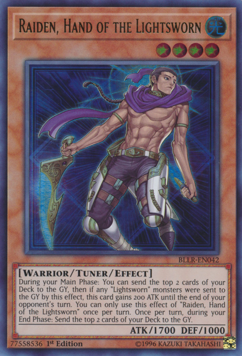 Raiden, Hand of the Lightsworn [BLLR-EN042] Ultra Rare 