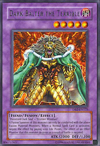 Dark Balter the Terrible [DB2-EN125] Rare 