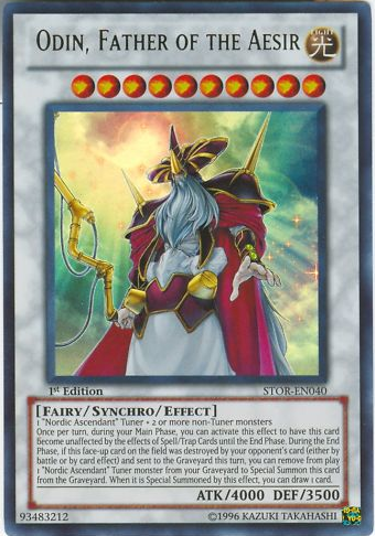 Odin, Father of the Aesir [STOR-EN040] Ultra Rare 