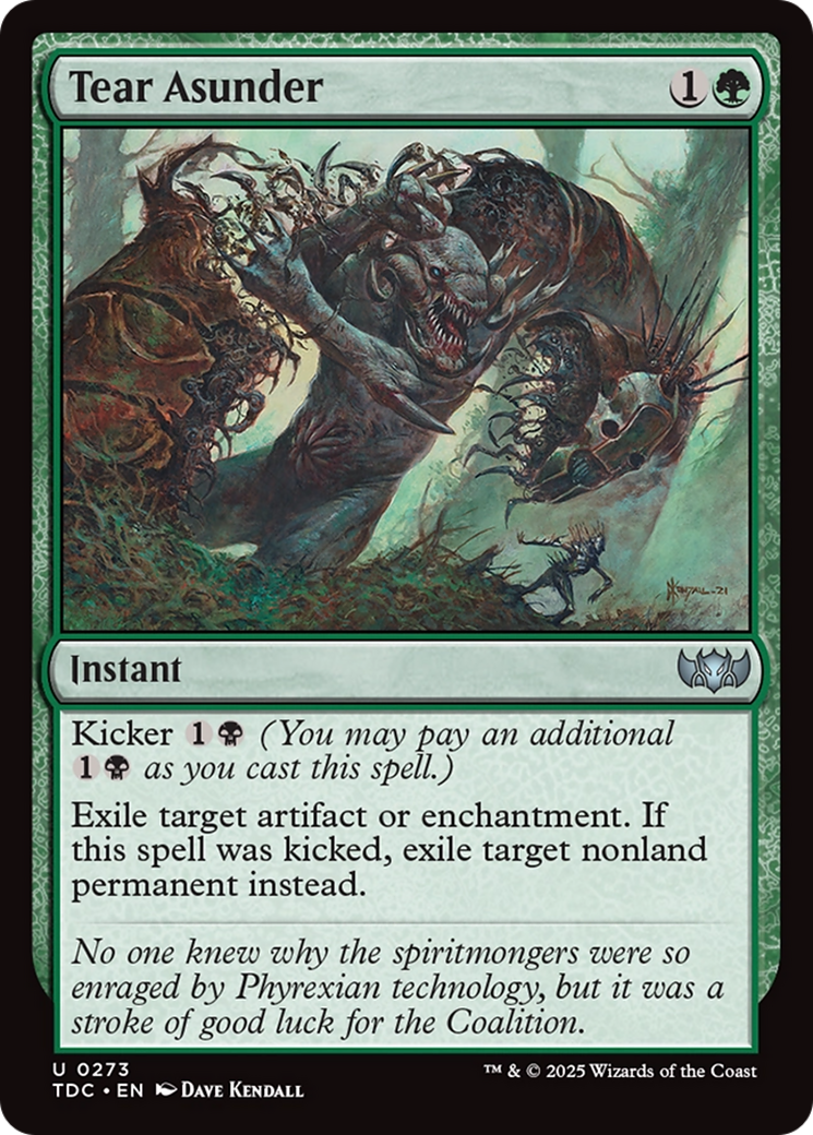 Tear Asunder [Tarkir: Dragonstorm Commander] 