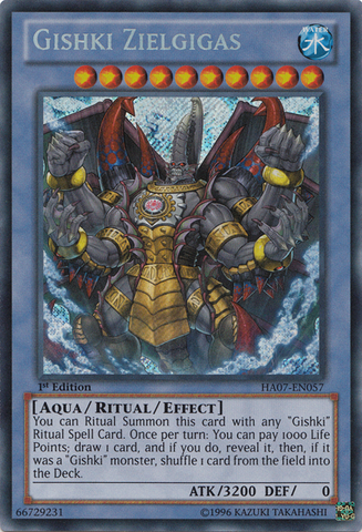 Gishki Zielgigas [HA07-EN057] Secret Rare 
