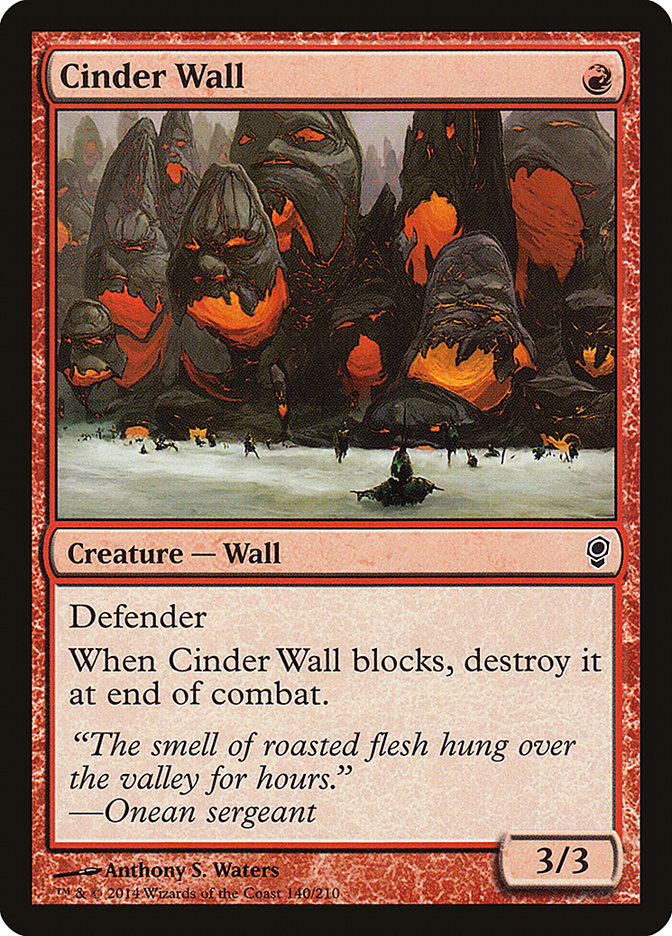 Cinder Wall [Conspiracy] 