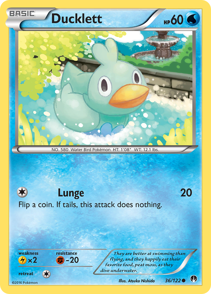 Ducklett (36/122) [XY:BREAKpoint] 