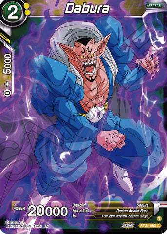 Dabura (BT20-093) [Power Absorbed] 