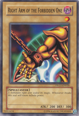Right Arm of the Forbidden One [DLG1-EN020] Common 