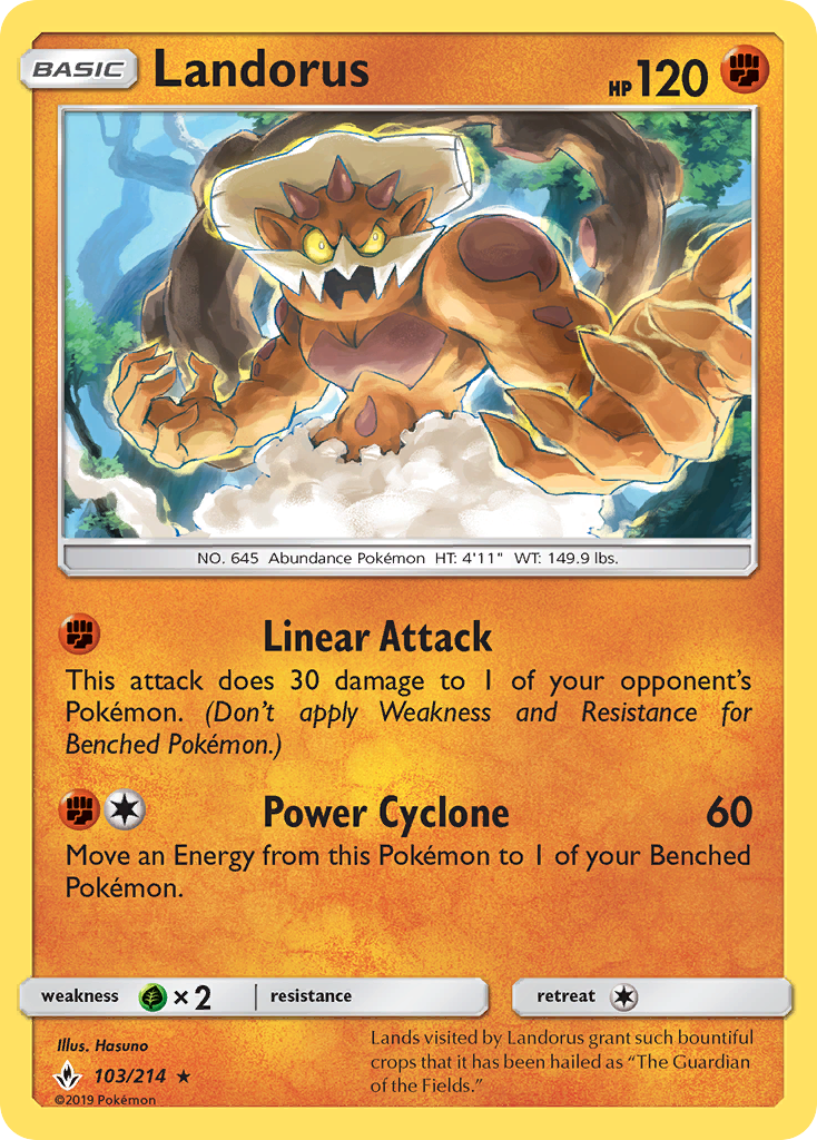 Landorus (103/214) [Sun &amp; Moon: Unbroken Bonds] 