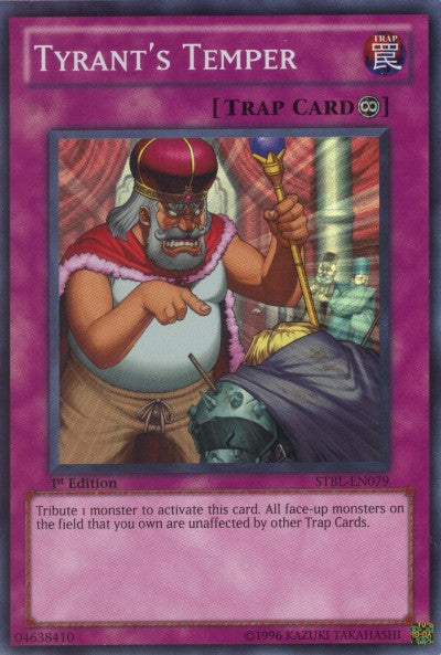 Tyrant's Temper [STBL-EN079] Super Rare 