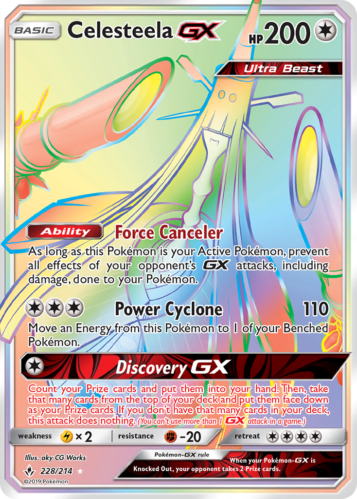 Celesteela GX (228/214) [Sun &amp; Moon: Unbroken Bonds] 