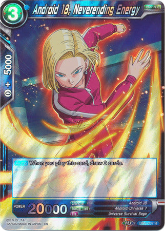 Android 18, Neverending Energy (DB2-037) [Divine Multiverse] 