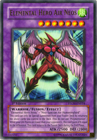 Elemental Hero Air Neos [STON-EN034] Ultra Rare 