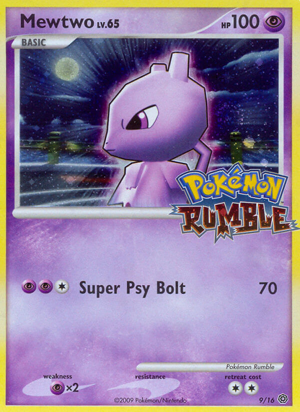 Mewtwo (9/16) [Pokémon Rumble] 