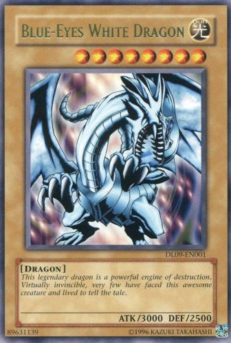 Blue-Eyes White Dragon (Green) [DL09-EN001] Rare 