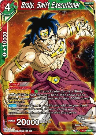 Broly, Swift Executioner (P-205) [Mythic Booster] 