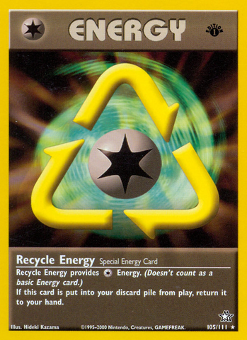 Recycle Energy (105/111) [Neo Genesis 1st Edition] 