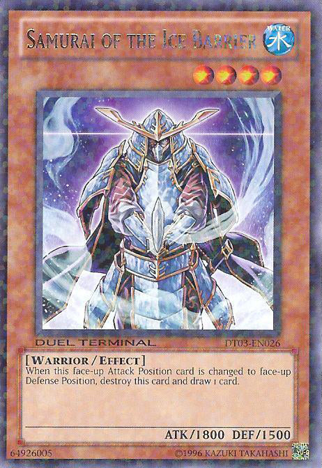 Samurai of the Ice Barrier [DT03-EN026] Rare 