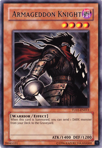 Armageddon Knight [TU01-EN011] Rare 