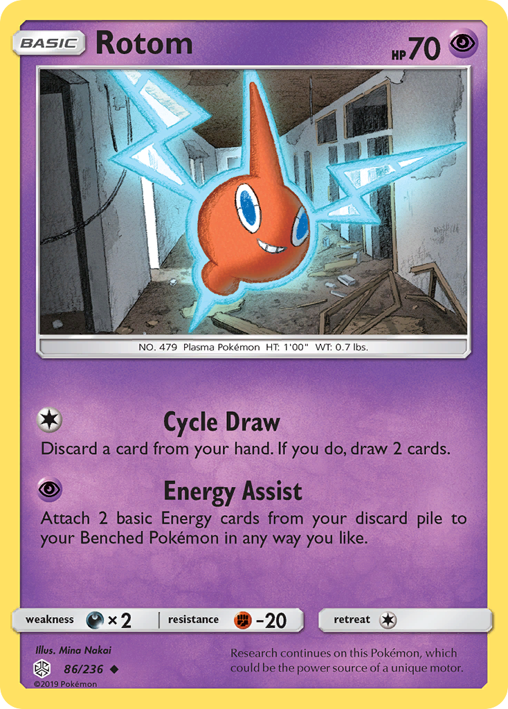 Rotom (86/236) [Sun &amp; Moon: Cosmic Eclipse] 