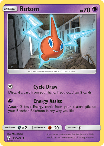 Rotom (86/236) [Sun &amp; Moon: Cosmic Eclipse] 