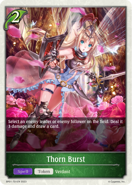 Thorn Burst (BP01-T01EN) [Advent of Genesis]