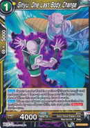 Ginyu, One Last Body Change (BT12-105) [Vicious Rejuvenation] 