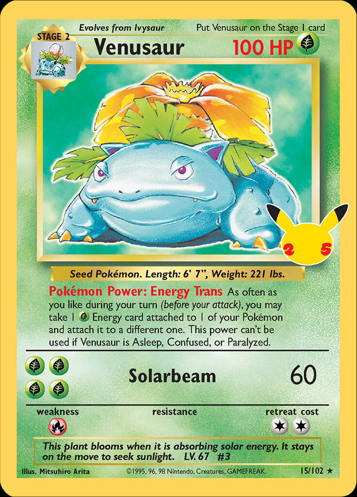 Venusaur (15/102) [Celebrations: 25th Anniversary - Classic Collection] 
