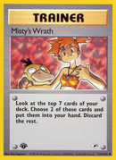 Misty's Wrath (114/132) [Gym Heroes 1st Edition] 