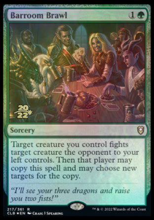 Barroom Brawl [Commander Legends: Battle for Baldur's Gate Prerelease Promos] 