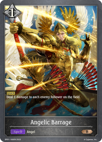 Angelic Barrage (BP01-180EN) [Advent of Genesis] 