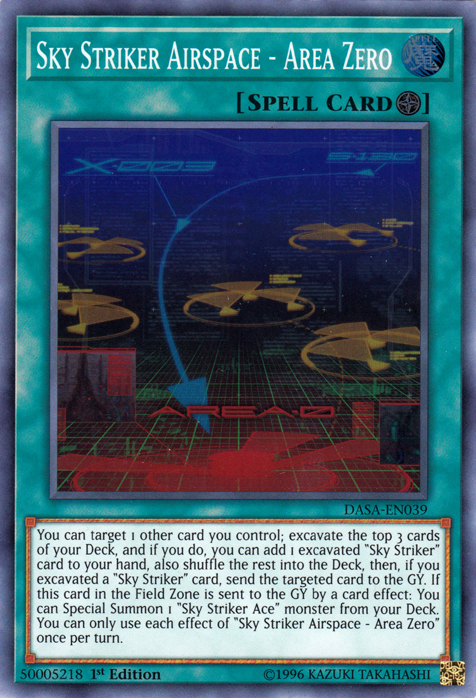 Sky Striker Airspace - Area Zero [DASA-EN039] Super Rare 